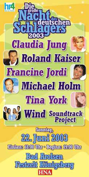 Die große Nacht des deutschen Schlagers 2003