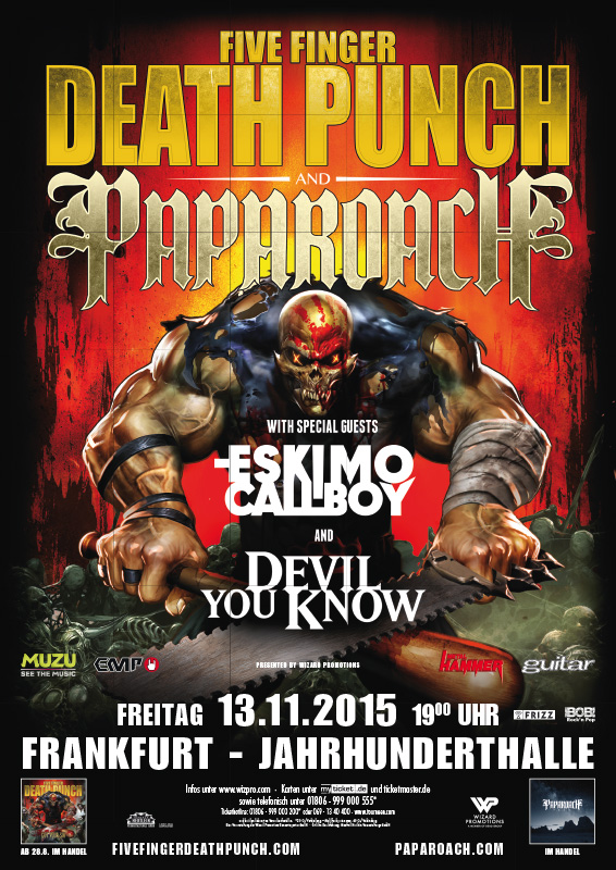 Five Finger Death Punch & Papa Roach